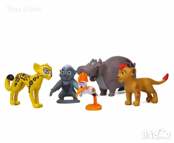 Комплект 12бр фигурки Цар лъв, фигурки за торта, снимка 6 - Фигурки - 50664822