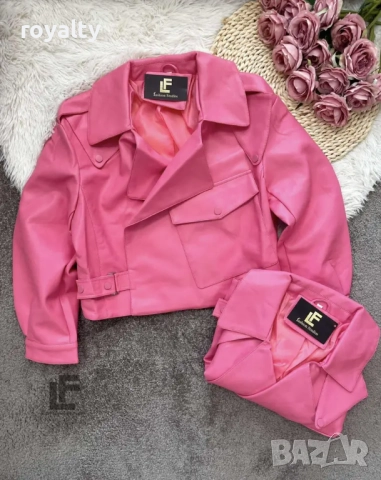 Кожено Яке LFS Barbie 9936, снимка 3 - Якета - 52837863