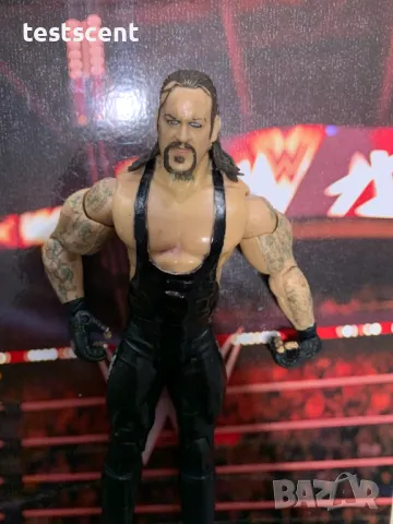 Екшън фигура WWE The Undertaker Гробаря Jakks Black играчка used, снимка 10 - Колекции - 49171704