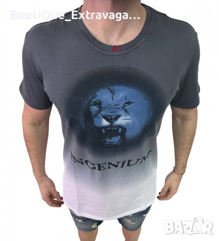 Мъжка тениска Armani Jeans Lion !!!