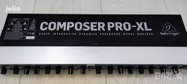 Звуков процесор Behringer composer pro-xl mdx2600, снимка 3 - Други - 44747897