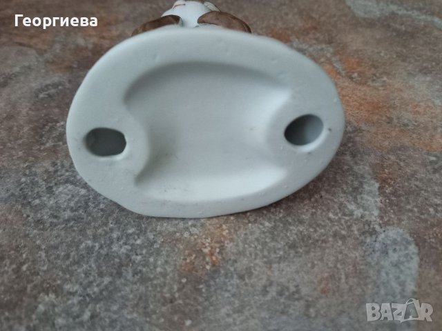 Порцеланова фигура мече , снимка 5 - Статуетки - 41827120