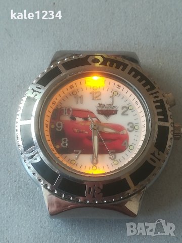 Детски часовник Disney - PIXAR - Cars. Vintage watch. Ретро модел. Просветка. Японски механизъм , снимка 4 - Детски - 42269708