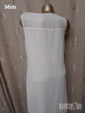 Manguun 42 Свободно падаща рокля пепел от рози , снимка 4 - Рокли - 41315671