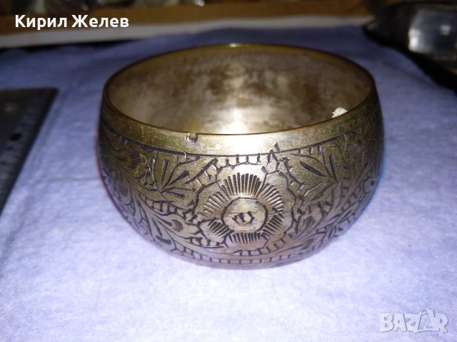 ФЛОРАЛНО РЪЧНО ОРНАМЕНТИРАНА СРЕБРИСТА РЕТРО СТИЛ МЕТАЛНА ГРИВНА 16703, снимка 14 - Гривни - 41267549