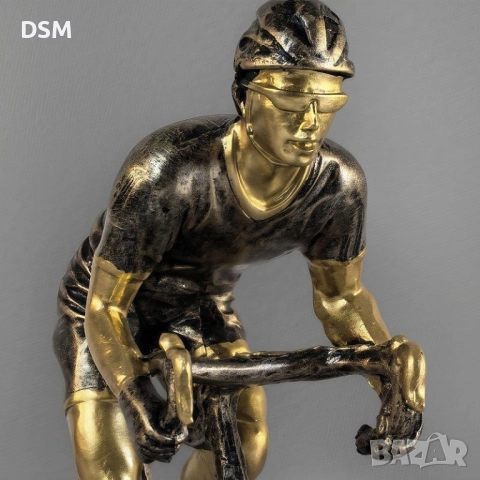 Нова Статуетка Спортист -Колоездач с Велосипед/Футболист/Боксьор/Кикбоксьор, снимка 2 - Декорация за дома - 51740433