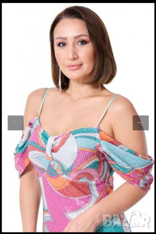 Официална нова рокля с пайети модел Fervente , снимка 18 - Рокли - 39421025