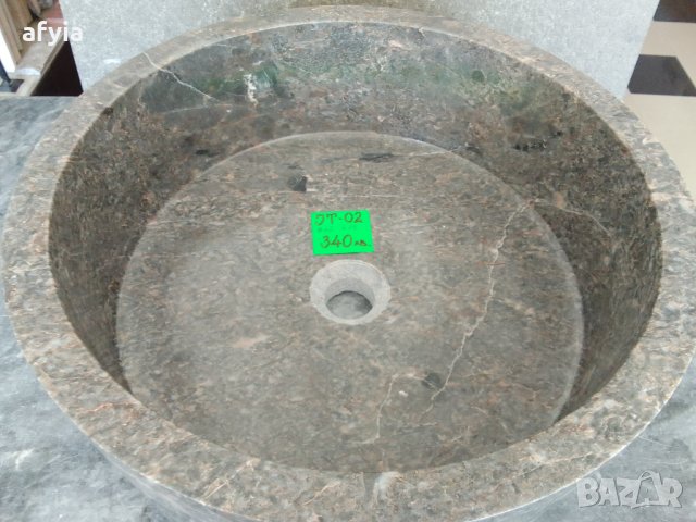 Цилиндрична мивка от мрамор, снимка 5 - Мивки - 41806674