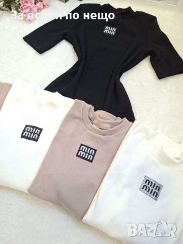 Дамска Тениска Полуполо👚Дамска Блуза С Къс Ръкав - Налични Различни Цветове Код BS-79