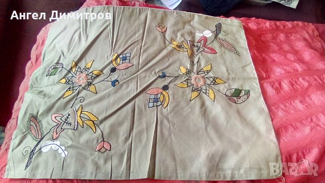 Бродерия калъфка , 62-48 см , коришка 
