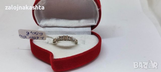 Американски Златен пръстен с Брилянти-2,60гр/10кр, снимка 1 - Пръстени - 39833893