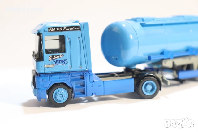 ALBEDO H0 1/87 RENAULT MAGNUM ЦИСТЕРНА КАМИОН МОДЕЛ ТИР, снимка 3 - Колекции - 50749435