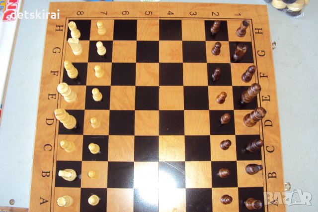 Дървен шах и табла - 3 размера, снимка 6 - Шах и табла - 26947877