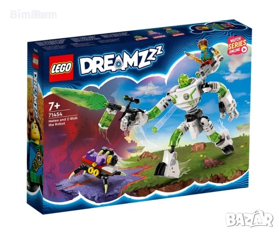 Конструктор LEGO® DREAMZzz™ 71454 - Матео и робота Зи-блоб / 237 части