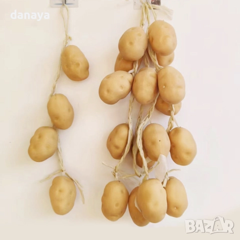 6065 Изкуствени картофи на връзка, 57 см, снимка 4 - Изкуствени цветя - 51718509