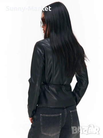 Дамско Премиум яке кожено, снимка 5 - Якета - 53507349