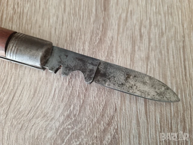 Стар немски кабелен сгъваем нож, снимка 4 - Ножове - 50532245
