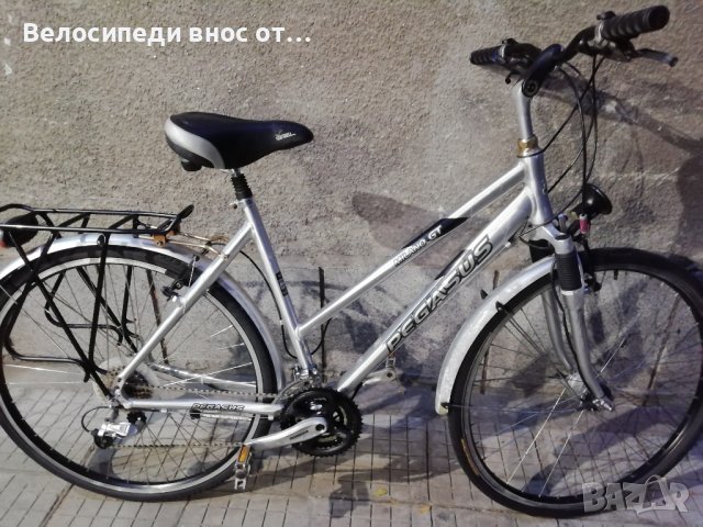 Алуминиев велосипед pegasus 28 цола 24 скорост shimano deore XT палцови команди shimano , снимка 9 - Велосипеди - 42521436