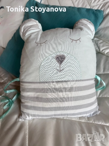 Обиколник / възглавници за детска кошара, снимка 8 - Спално бельо и завивки - 52561787