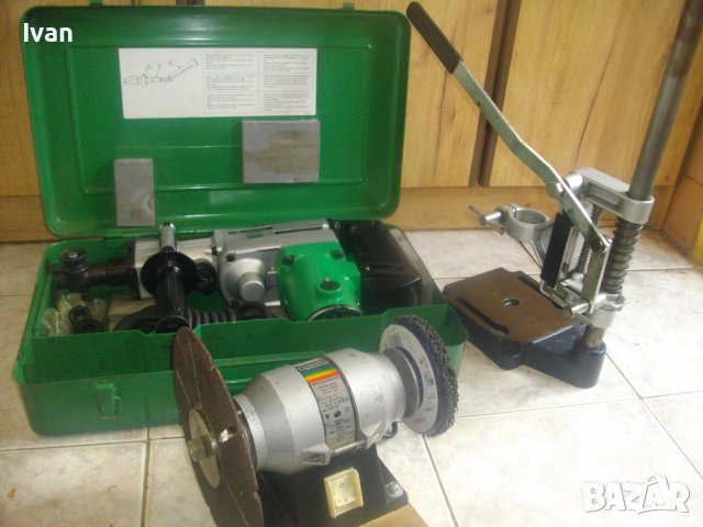 Шмиргел Einhell Немски/Стойка За Бормашина AEG-ф43мм-Професионални, снимка 2 - Бормашини - 41367954