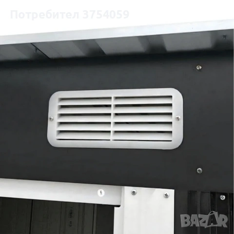 Метална градинска къща за инструменти с вентилация и заключване, снимка 6 - Градински мебели, декорация  - 53124488