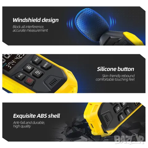 Високопрецизен цифров шумомер за децибели FNIRSI FDM01, снимка 4 - Други инструменти - 49824575