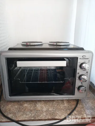 Готварска печка Елеком с два котлона и фурна , снимка 4 - Печки, фурни - 47726126