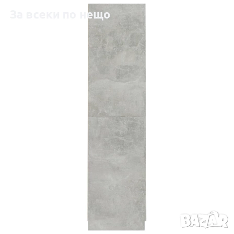 Гардероб, бетонно сив, 90x52x200 см, ПДЧ Код P1160, снимка 2 - Гардероби - 51705048