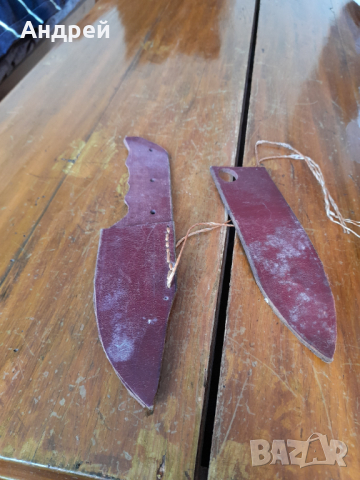 Стара кожена кания за нож #11