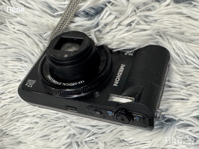 цифров фотоапарат Medion – 16 MP, 12x оптичен зуум, снимка 4 - Фотоапарати - 53145578