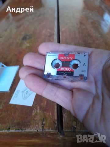 Стара микро касета Sony #3, снимка 4 - Други ценни предмети - 53456577