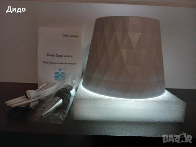 Сензорна LED лампа за бутилка с акумулаторна батерия, снимка 8 - Лед осветление - 53777878