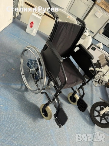 1703 инвалидна количка цена 50 евро / 97,79 лева смр -здрава , готова за употреба -състояние използв, снимка 4 - Други услуги - 53873121