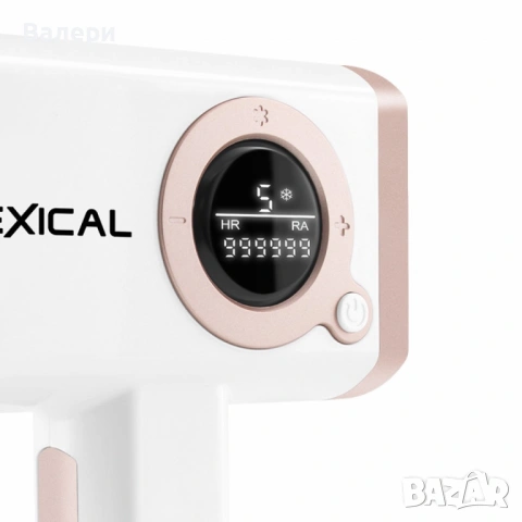 Лазерен уред за епилация Lexical LLH-5580 с охлаждаща функция и 999 999 светкавици, снимка 4 - Епилатори - 53206454