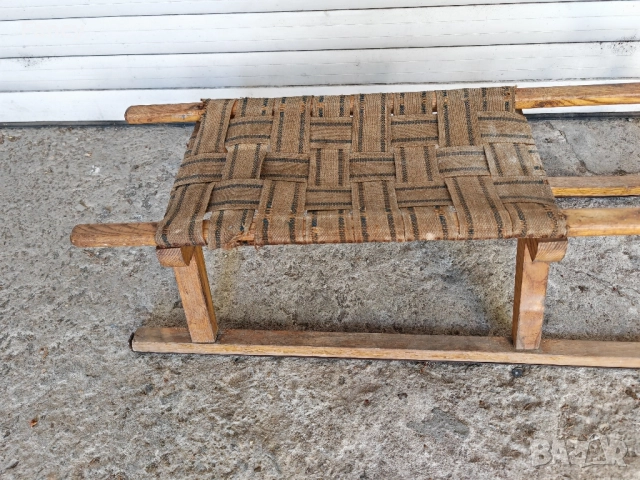 Стара дървена шейна , снимка 4 - Зимни спортове - 51764139