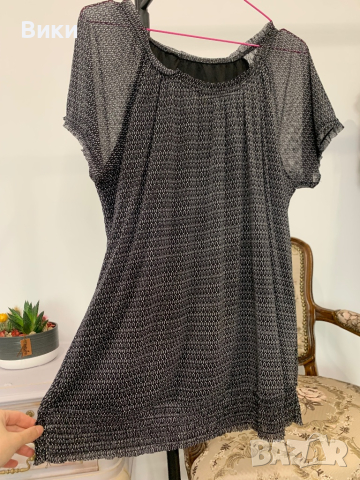 Красива блуза в размер L, снимка 15 - Тениски - 44607234