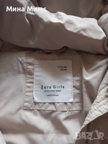 Яке зимно zara, снимка 2 - Детски якета и елеци - 51837095