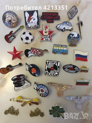 Рок/Метъл нашивки и метални пинове, снимка 15 - Други - 54799053