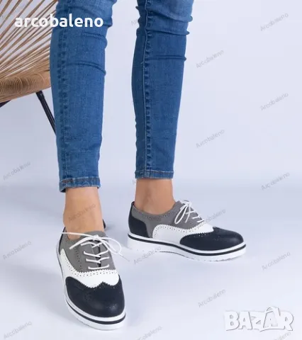 Дамски класически оксфордски обувки Toddi Oxford, 3цвята , снимка 7 - Дамски ежедневни обувки - 49021137