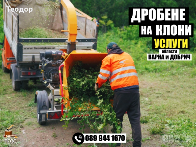 Професионално дробене на клони и почистване на терени – Варна, снимка 3 - Други услуги - 53670143
