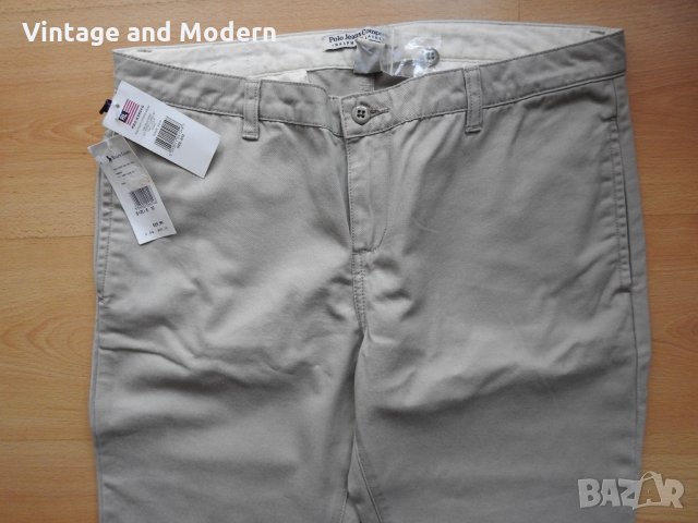 Polo Ralph Lauren Оригинални дамски бежави дънки панталони W32-33 НОВИ , снимка 2 - Панталони - 34338674