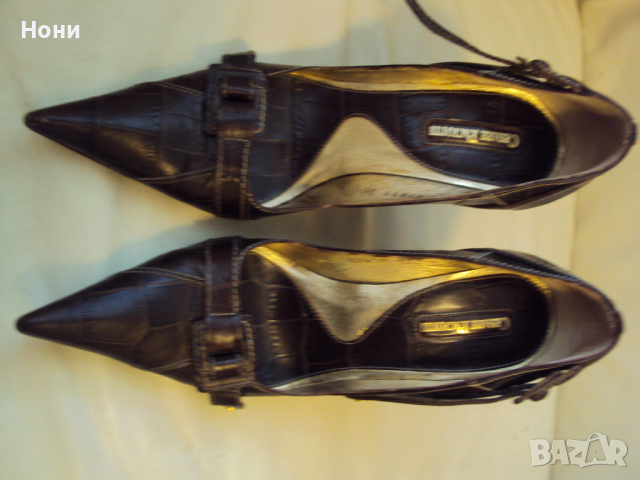 Продавам 100% оригинални кожени официални обувки Cesare Paciotti дамски, снимка 9 - Дамски елегантни обувки - 36127770