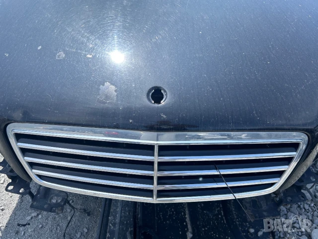 решетка преден капак мерцедес ц класа w203 c class facelift маска капак, снимка 4 - Части - 50574759