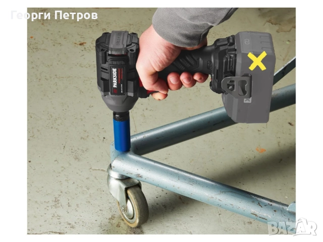 Нов Безчетков Гайковерт Parkside Performance 20V 600Nm, снимка 9 - Винтоверти - 51698759