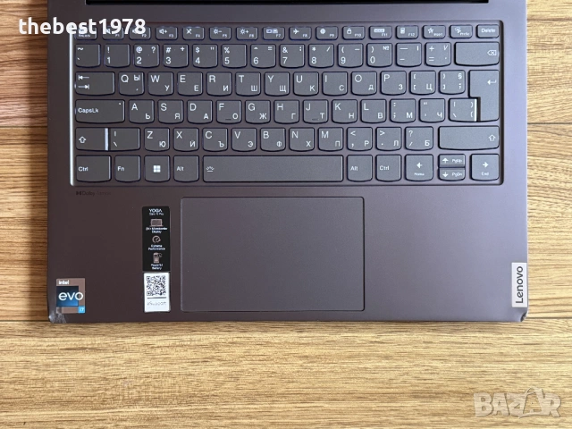 2.8k 90Hz Yoga 7 Slim Pro`Core i7-1260P/16GB DDR5/512GB SSD/Бат 10ч, снимка 3 - Лаптопи за работа - 53377604
