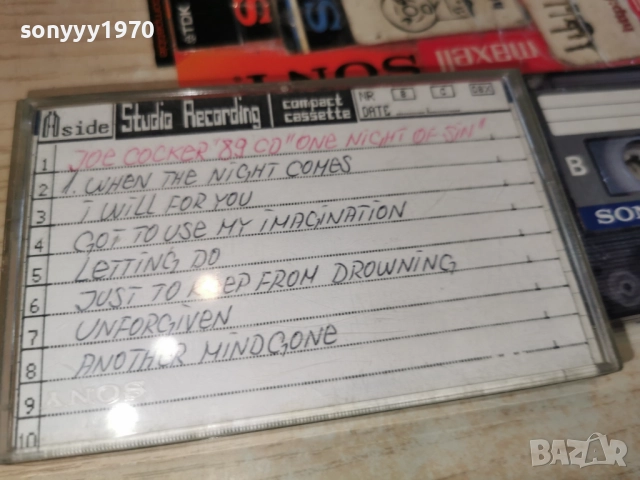 SONY TAPE-JOE COCKER 89+ROD STEWARD 91 3112251713, снимка 8 - Аудио касети - 52944798