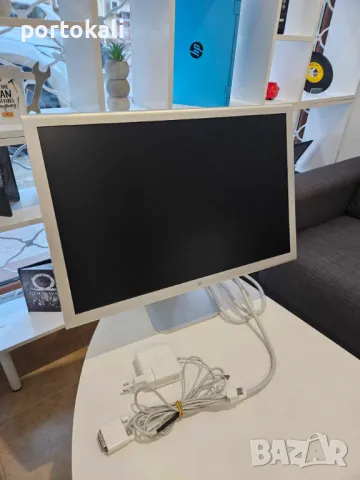 +Гаранция! Монитор Apple Cinema HD Display A1082 23" 1920x1200 WUXGA 16:10, снимка 2 - Монитори - 49196262