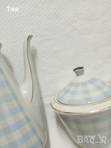 Порцеланови чайник и захарница СИП, снимка 5 - Антикварни и старинни предмети - 52436383