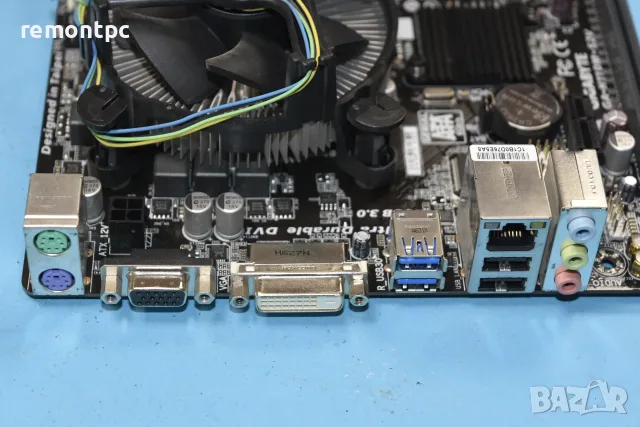 Дънна платка и процесор Intel I5 7400 + Gigabyte H110M-S2V + Cpu cooler  - работят перфектно, снимка 3 - Дънни платки - 55898625