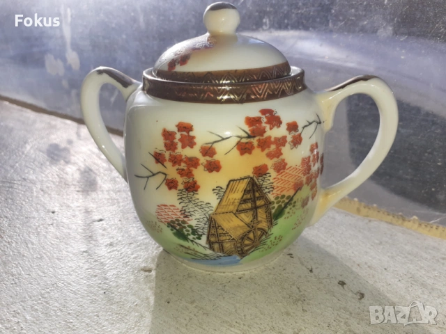 Захарница порцелан Kutani Япония